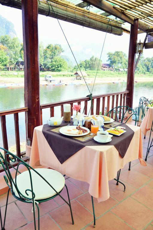 Villa Nam Song Vang Vieng Extérieur photo
